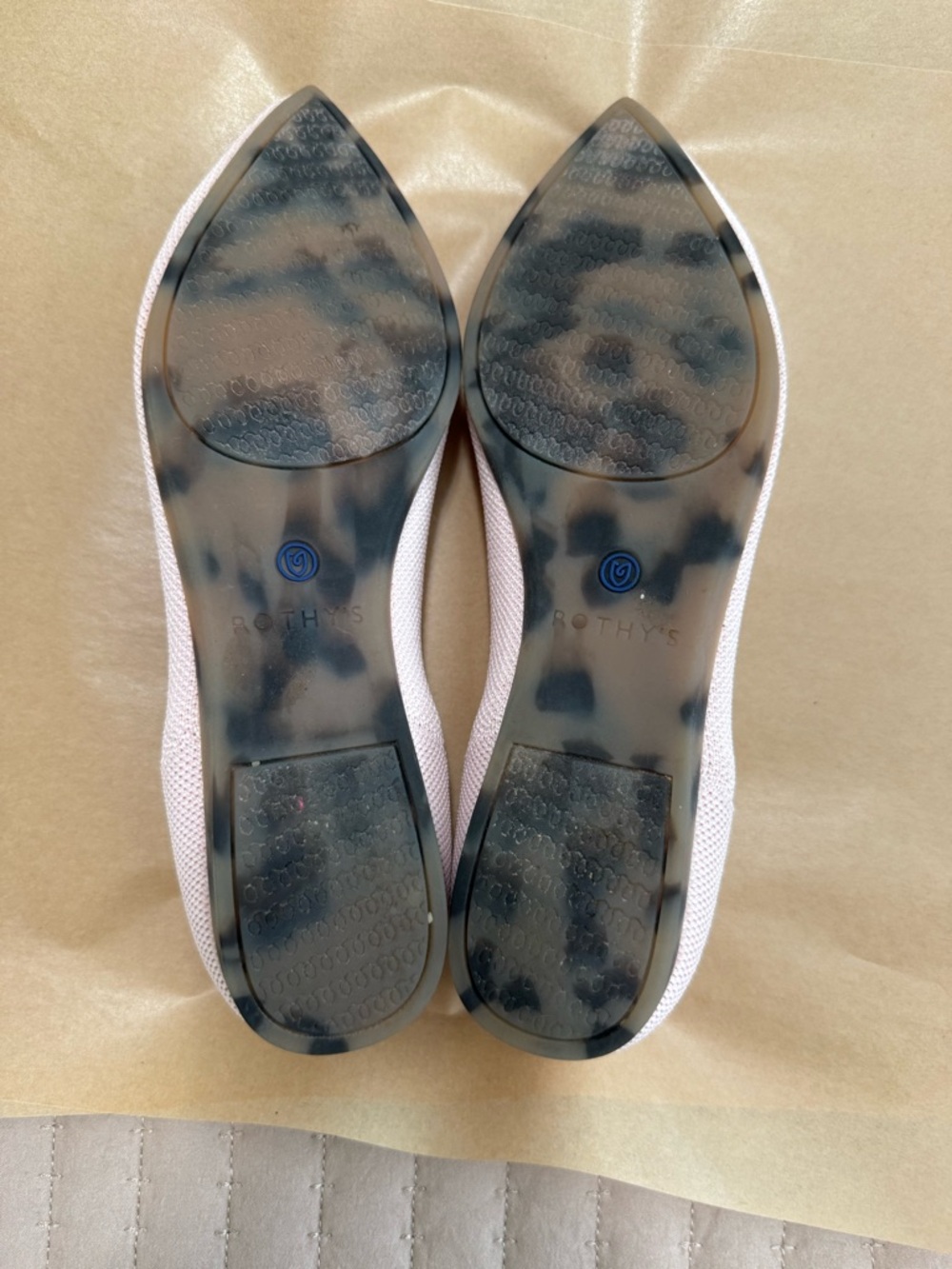 Rothy’s pink point flats - Picture 3 of 8